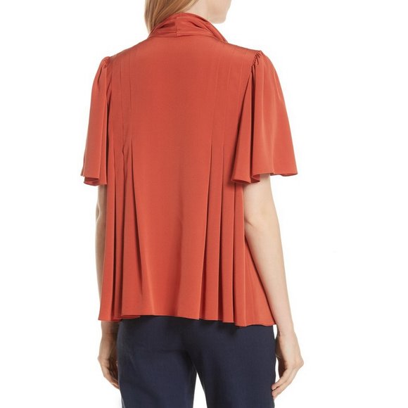 NWT Diane von Furstenberg DVF Silk Top/ Blouse– Chic for Business, Brunch, Event - Picture 6 of 8